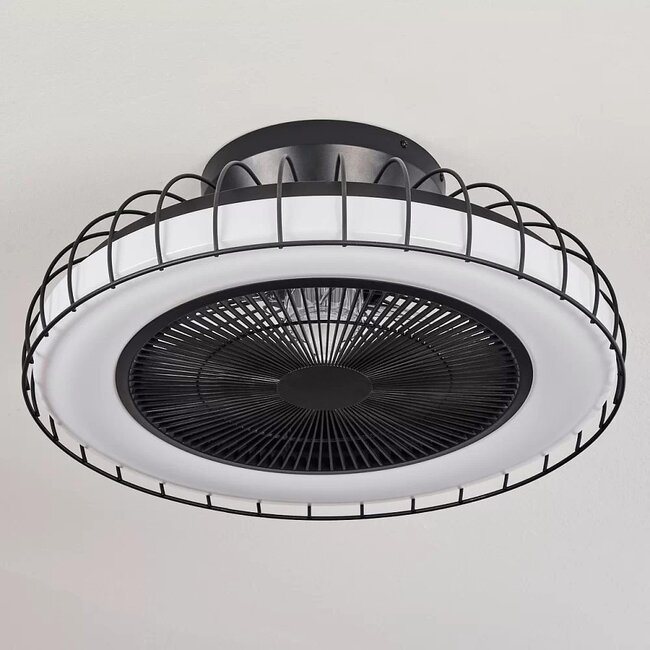 Rotar ceiling fan with integrated dimmable LEDs