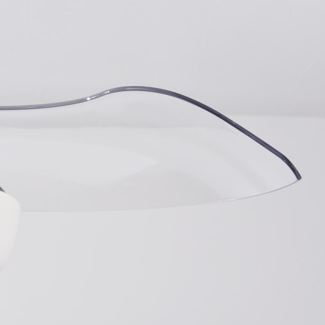 Ceiling fan, white, including LED and remote control - Haizea