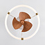 Zefiros ceiling fan with integrated dimmable LEDs - bamboo