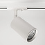 Modern 3-metre single-phase track lighting system with Jill spotlights - White