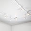 1-phase track system set of 3 metres with Jill spotlights, white