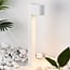 Outdoor floor lamp Simone - 50 cm white