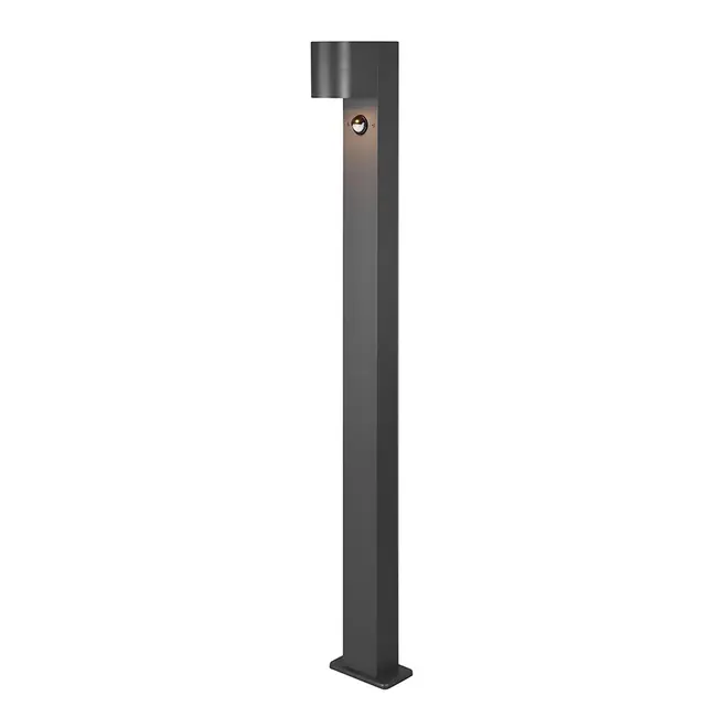 Outdoor floor lamp Simone with sensor - anthracite 100 cm