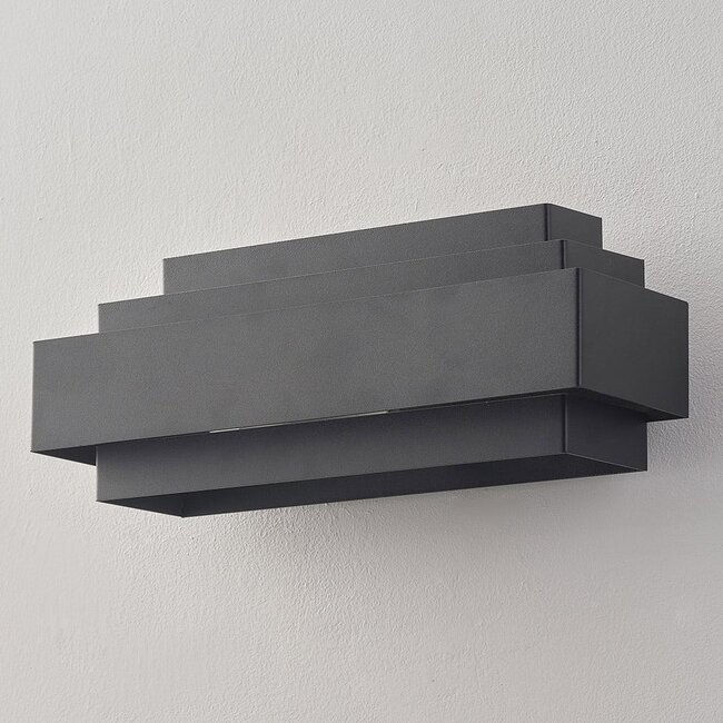 Modern wall lamp Kayu, matte-black
