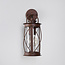 Alicia stainless steel industrial wall lamp - rust brown