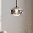3-step dimmable pendant light Amani - smoked glass