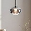 Pendant light Amani with smoked glass and 3-step dimmer