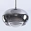 3-step dimmable pendant light Amani - smoked glass