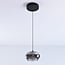 3-step dimmable pendant light Amani - smoked glass