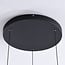 3-step dimmable 3-light Art Deco pendant light Ceylin - various glass colours