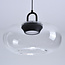 Aylin pendant lamp with transparent glass globe - 3-step dimmable