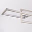 Modern 3-step dimmable pendant light Aya - nickel with integrated LED