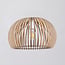 Boho wooden pendant light Medis - round