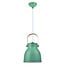 Rustic pendant lamp Zelena in green