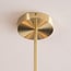 4-light ceiling light Stiri - gold with milk-white glass globes