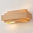 Modern wall lamp Kayu in wood look