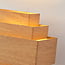Modern wall lamp Kayu in wood look