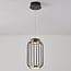 pendant light Puri with integrated LED - black and gold