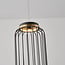 pendant light Puri with integrated LED - black and gold
