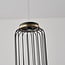 pendant light Puri with integrated LED - black and gold