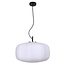 Pendant lamp with white glass - Kozma
