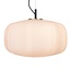 Pendant lamp with white glass - Kozma