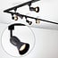 1-phase track system set of 3 metres with Elle spotlights, black