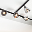 Modern 3-metre single-phase track lighting system with Jenna spotlights - ceiling lights