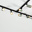 1-phase Track lighting system 3 metres - Romain Black with grey green