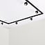 1.5 metre 1-phase track system set with Dex spotlights, black