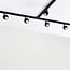 1.5 metre 1-phase track system set with Dex spotlights, black