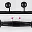1.5 metre 1-phase track system set with Dex spotlights, black