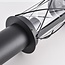 Outdoor floor lamp Lucia in black stainless steel - 80 cm