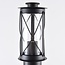 Outdoor floor lamp Lucia in black stainless steel - 80 cm