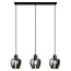 3-light pendant lamp with smoked glass - Vegas