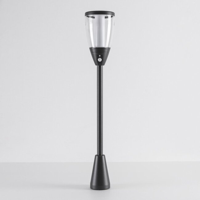 Solar outdoor post light with sensor Donni