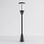 Solar outdoor post light with sensor Donni