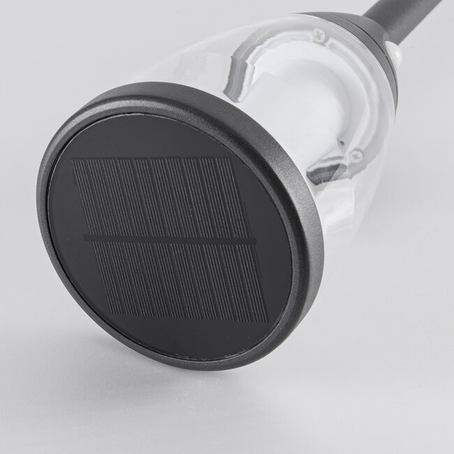 Solar outdoor post light with sensor Donni
