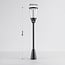 Solar outdoor post light with sensor Donni