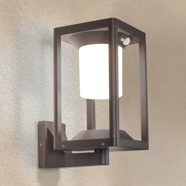 Milena Solar wall light for outdoor use with sensor