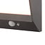 Solar outdoor wall light with sensor Gioia