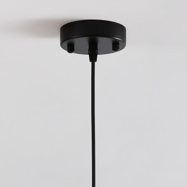 pendant light Sita with elongated ribbed glass