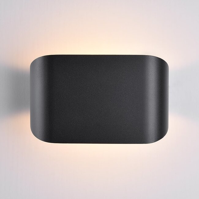 Modern wall lamp Hamburg - Black