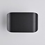 Modern wall lamp Hamburg in black