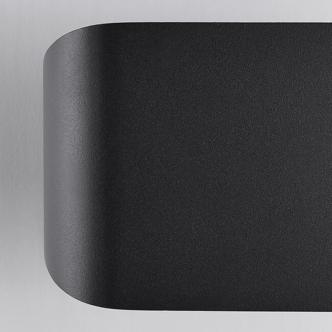 Modern wall lamp Hamburg in black