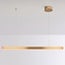 Dimmable pendant light Harvey - gold with integrated LED