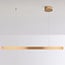 Dimmable pendant light Harvey - gold with integrated LED