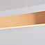 Dimmable pendant light Harvey - gold with integrated LED