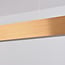 Dimmable pendant light Harvey - gold with integrated LED