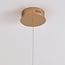 Dimmable pendant light Harvey - gold with integrated LED